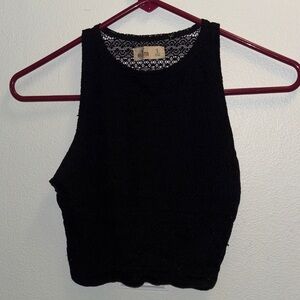 Hollister Black Sleeveless Women's Top